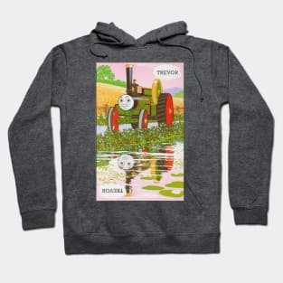 Trevor the Traction Engine Vintage Card Hoodie